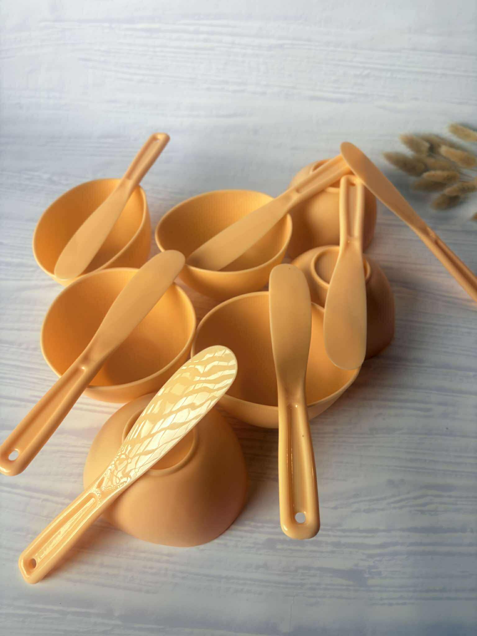 Silicon Spoon and bowl set