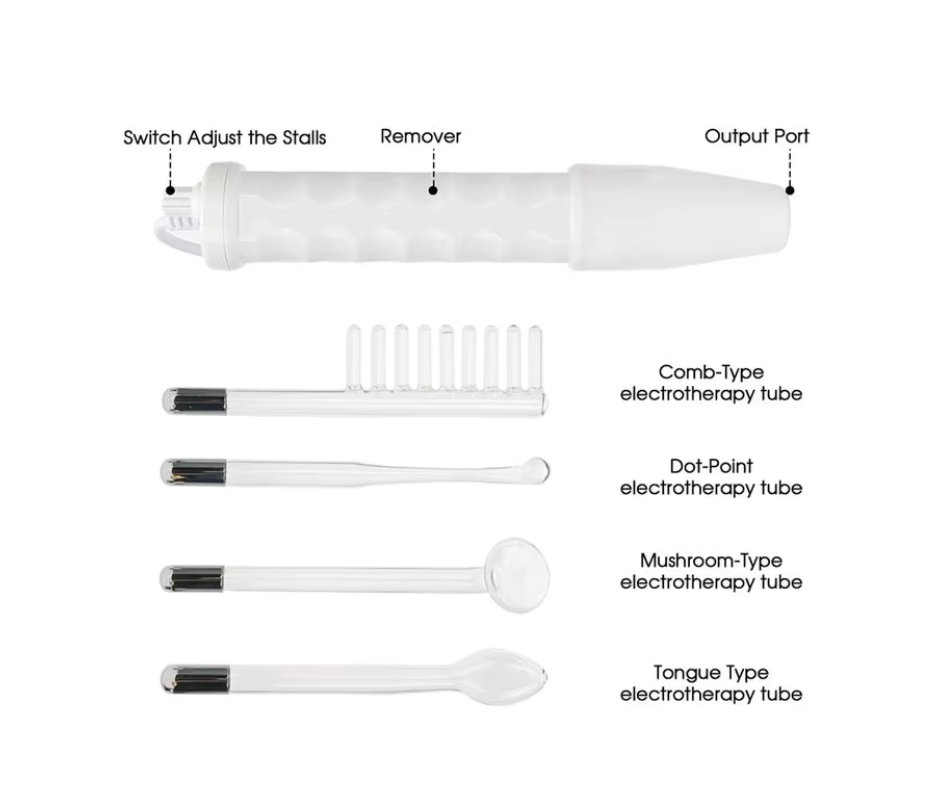 Portable high friquency therapy machine