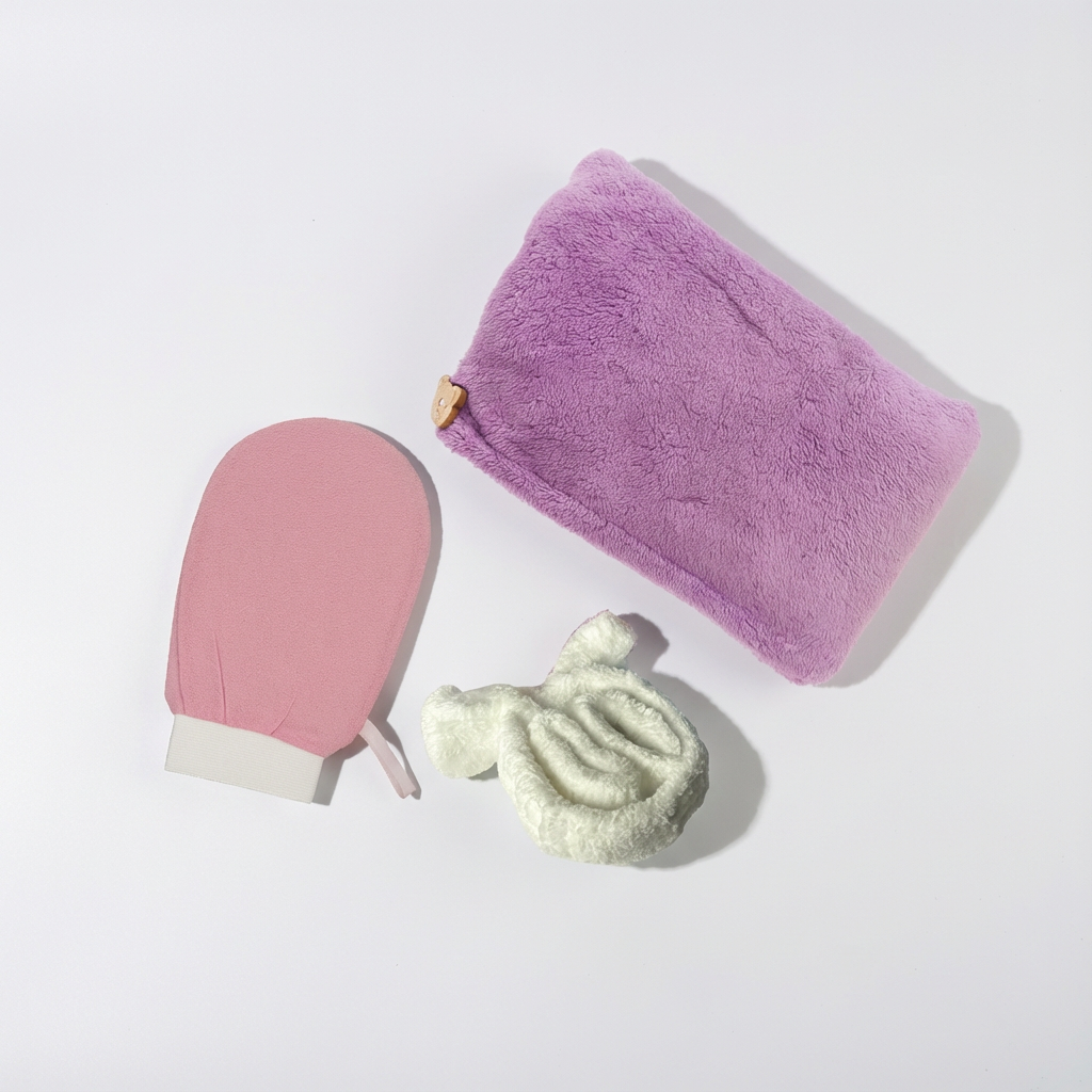 Exfoliating Glove Combo 3