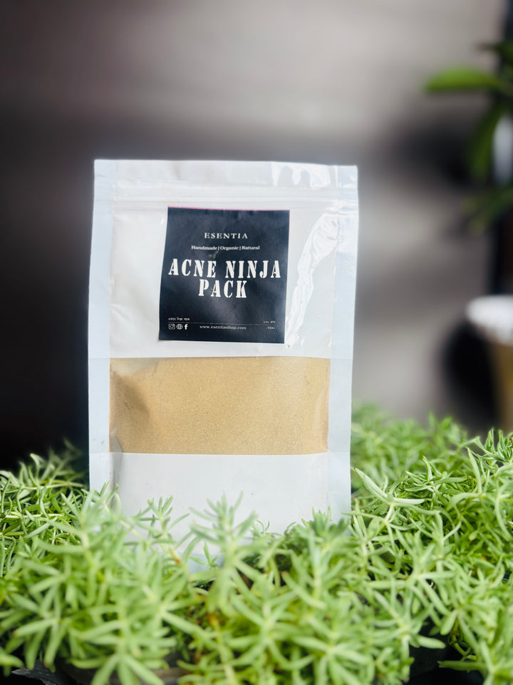 Acne Ninja Pack herbal anti-acne powder with neem, moringa, bahera and haritaki